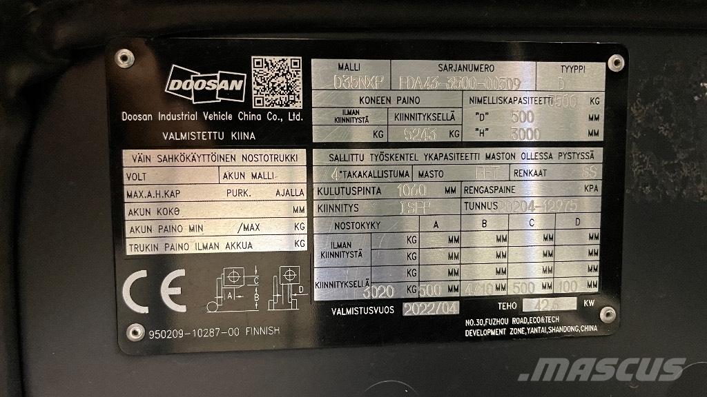 Doosan D35NXP Stivuitor diesel