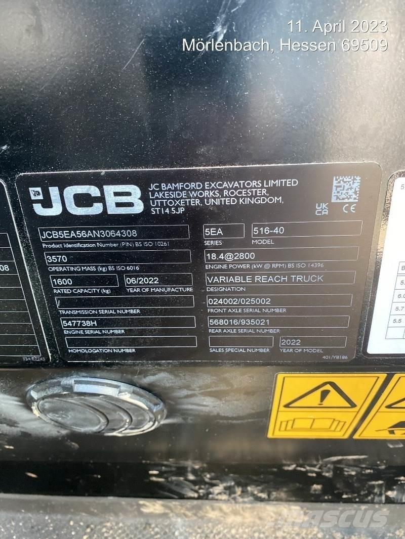 JCB 516-40 Stivuitoare telescopice