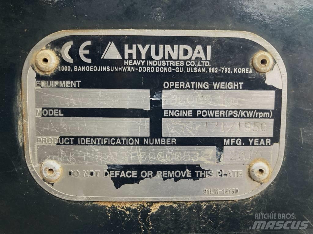 Hyundai HX 300 L Excavatoare pe șenile

