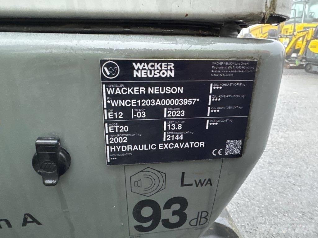 Wacker Neuson ET20 Excavatoare pe șenile
