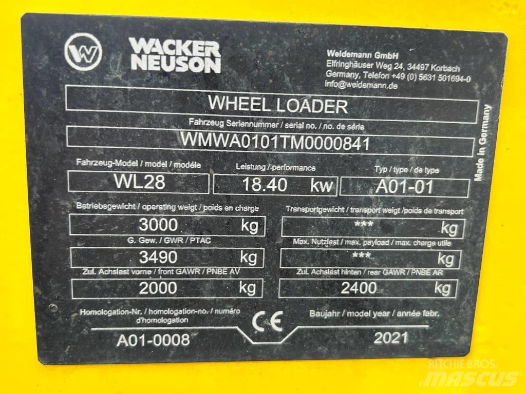 Wacker Neuson WL28 Incarcator pe pneuri