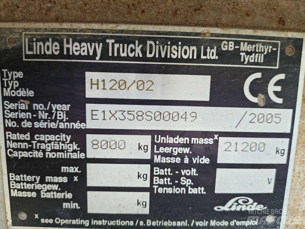 Linde H 120 Stivuitor diesel