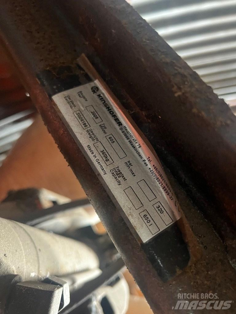 Kinshofer KM 605 Accesorii de manipulare a incarcaturilor