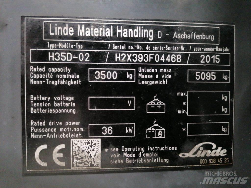 Linde H35D-02 Stivuitor diesel