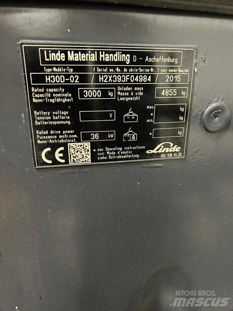 Linde H30D-02 EVO Stivuitor diesel