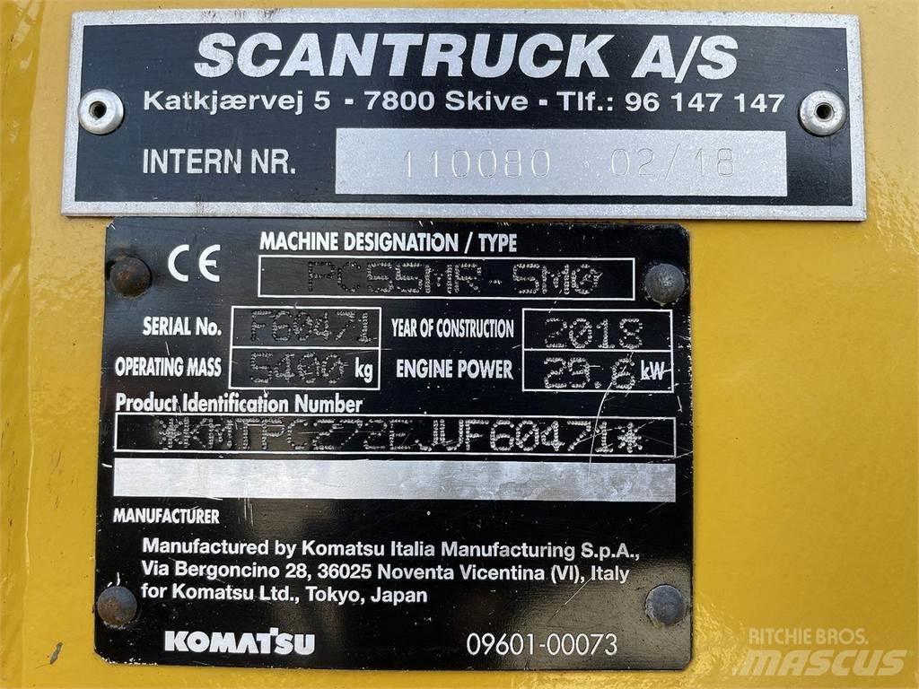 Komatsu PC55MR-5 Excavatoare cu roti