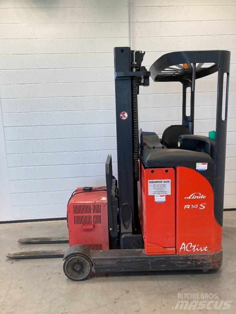Linde R14S/115 Stivuitor cu catarg retractabil