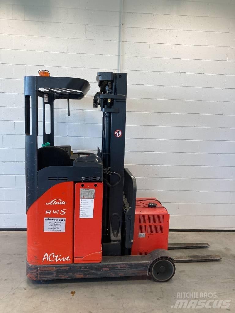 Linde R14S/115 Stivuitor cu catarg retractabil