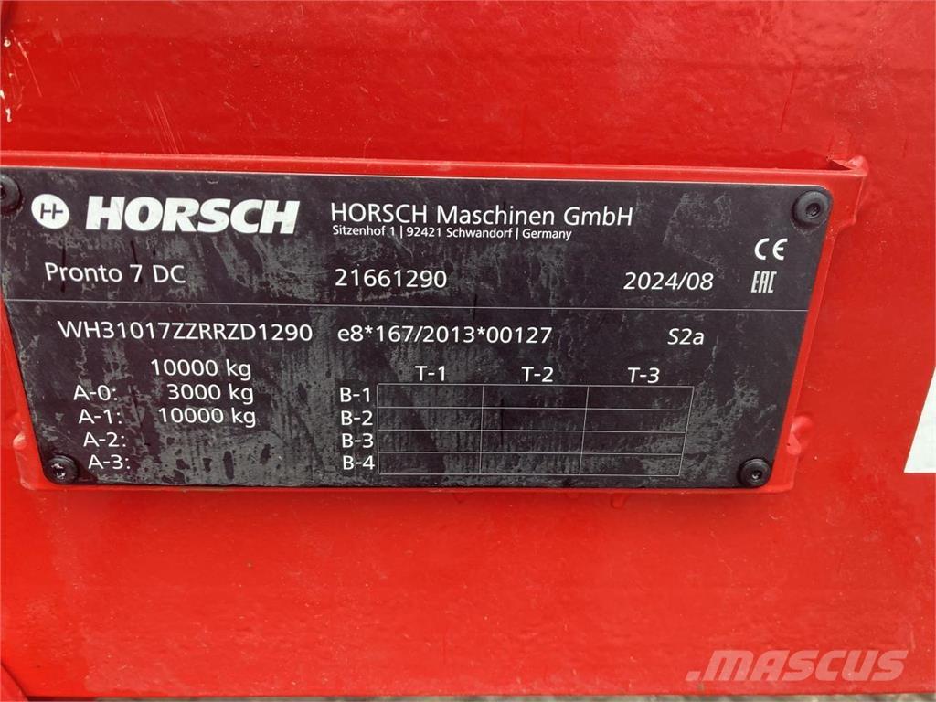 Horsch Pronto 7DC Perforatoare