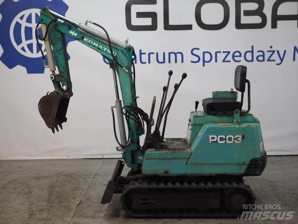 Komatsu PC03-1 Mini excavatoare < 7t