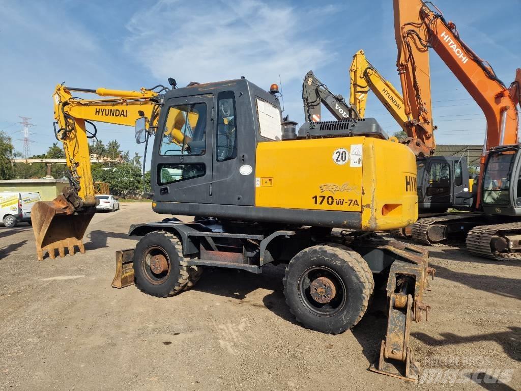 Hyundai R 170 W Excavatoare cu roti