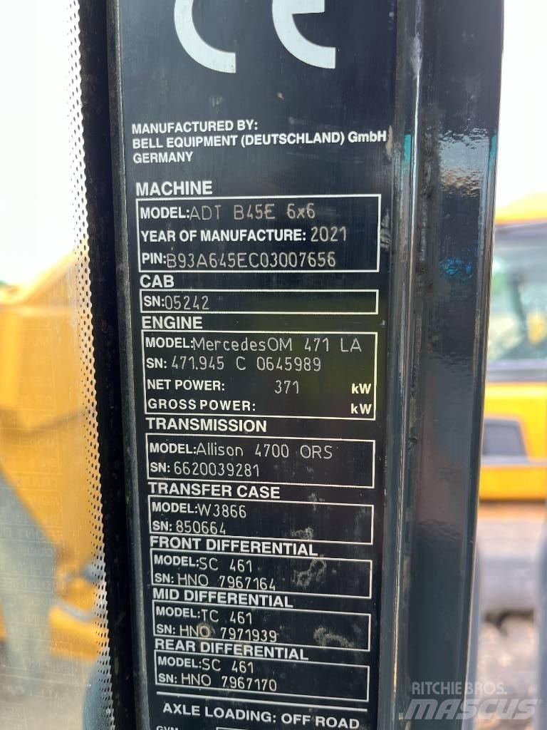 Bell B45E Transportoare articulate