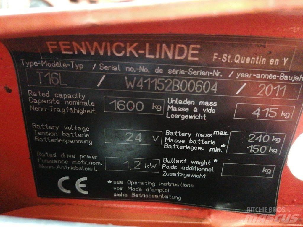 Linde T16L Transpaleta manuala