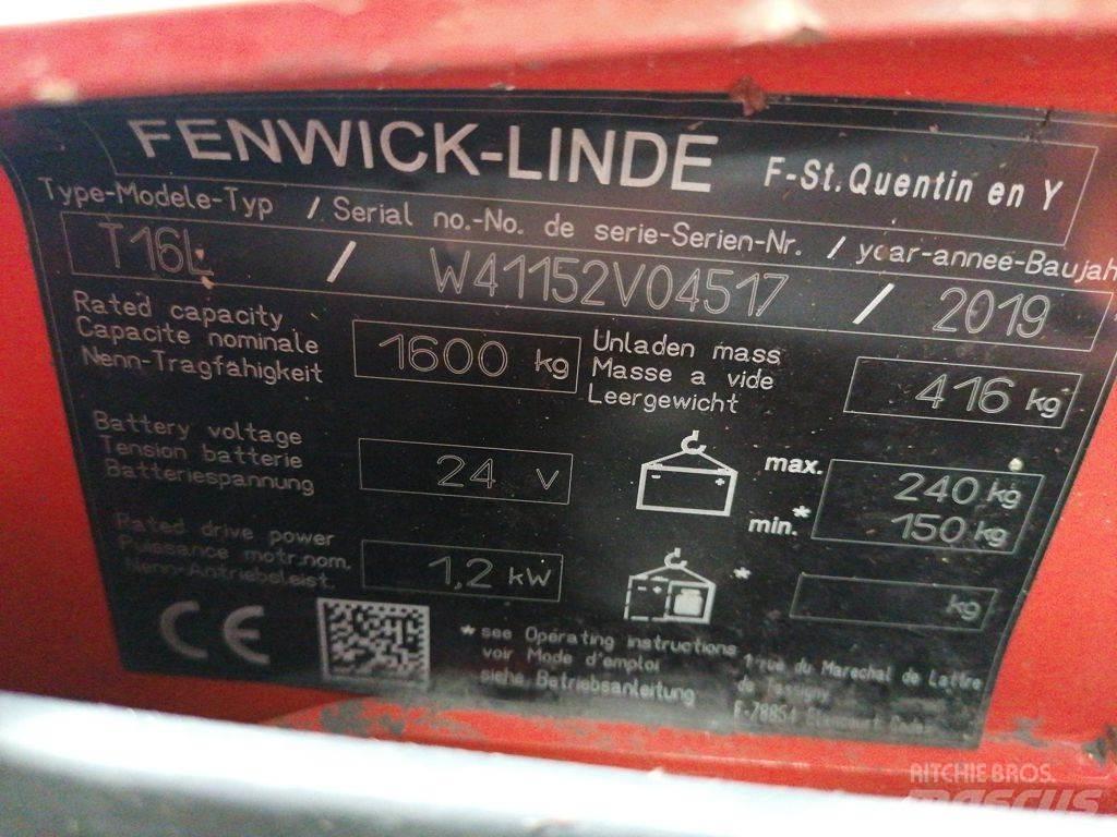 Linde T16L Transpaleta manuala
