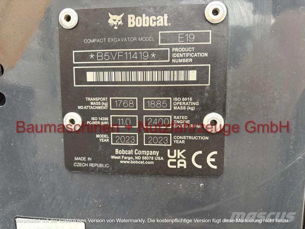 Bobcat E 19 Mini excavatoare < 7t