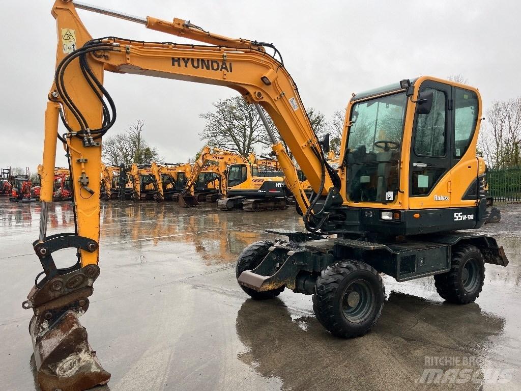 Hyundai R55W-9A Excavatoare cu roti