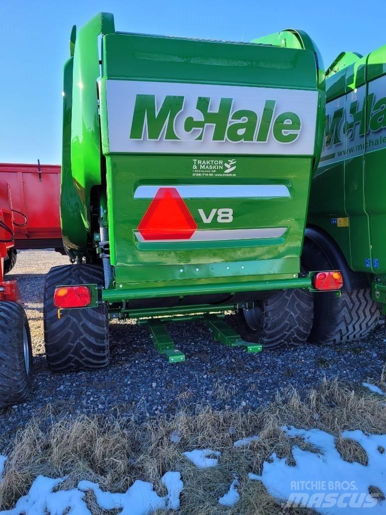 McHale V8 Masina de balotat cilindric