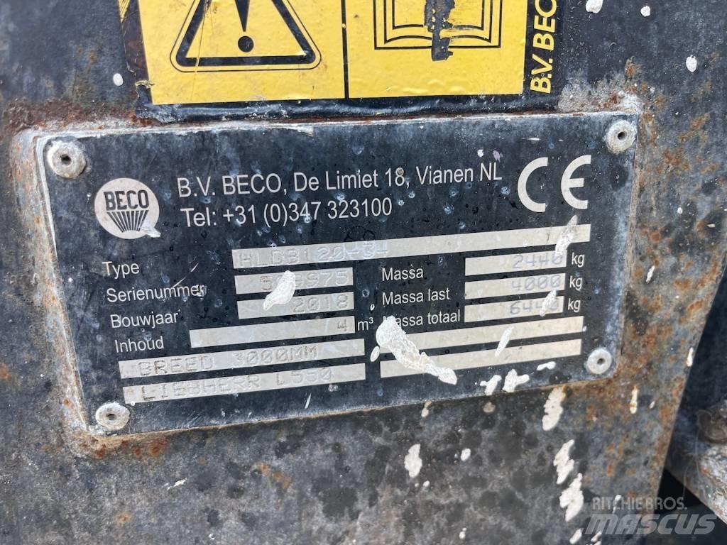 Liebherr 550 CDC + BSS Incarcator pe pneuri