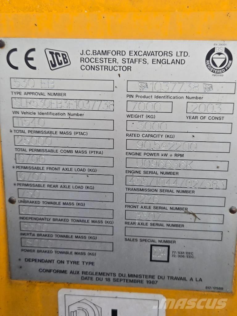 JCB 530 Stivuitoare telescopice