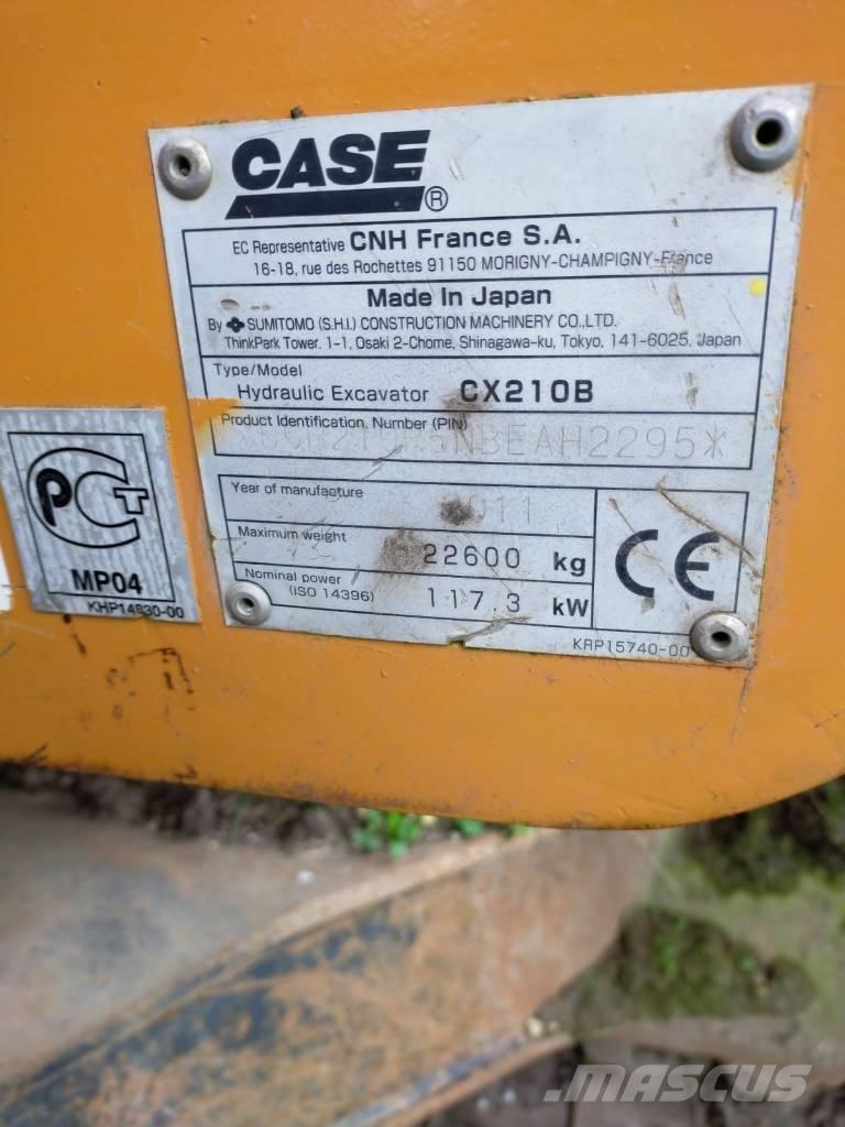 CASE 210 CX B Excavatoare pe șenile
