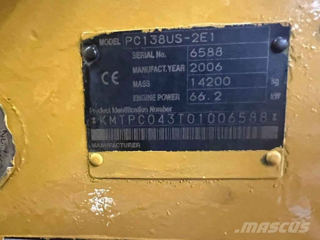 Komatsu PC 138 US Excavatoare pe șenile
