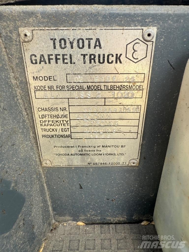 Toyota FD 25 Stivuitor diesel