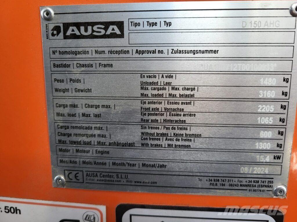 Ausa D150AHG Camioane cu basculante rigide