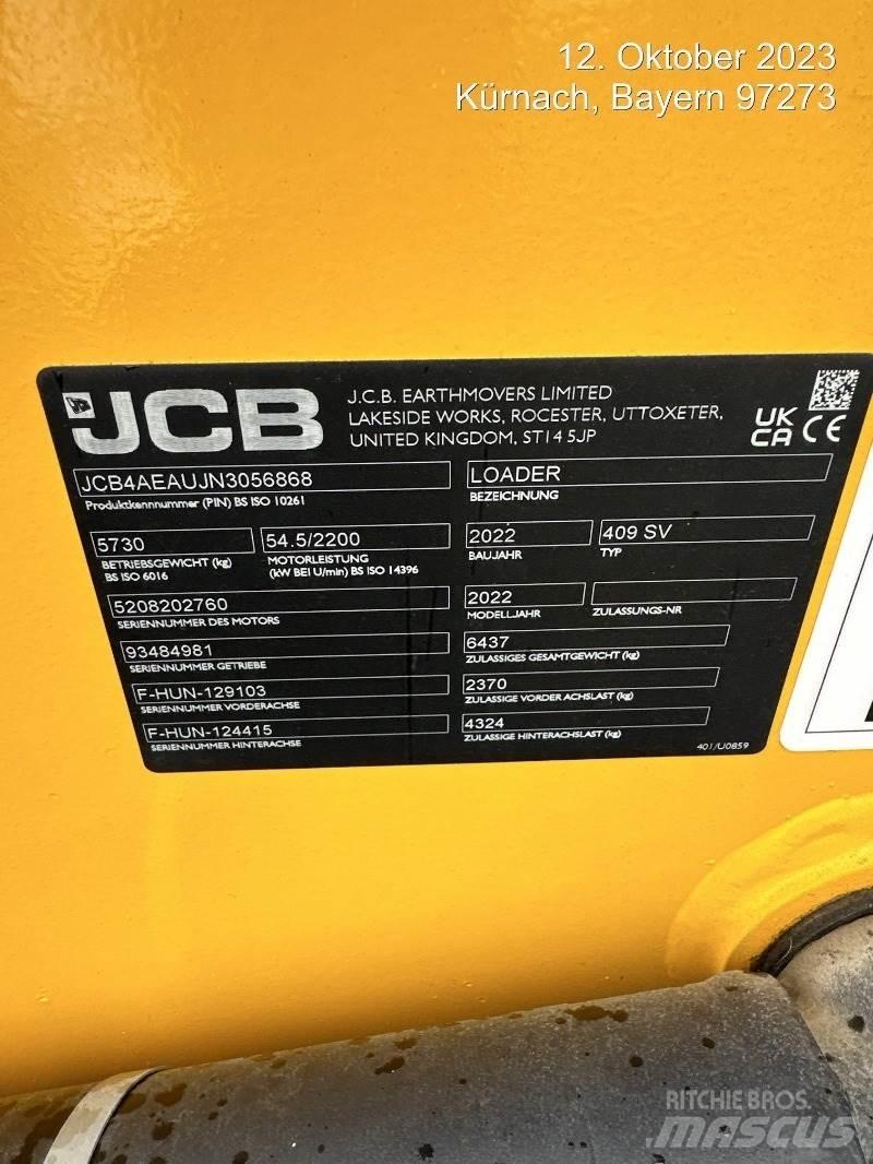 JCB 409 Incarcator pe pneuri