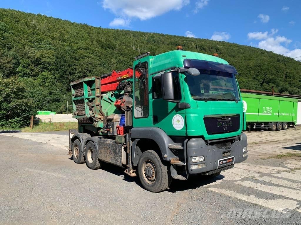 JENZ MAN TGS 6x4 Masini de tocat lemn