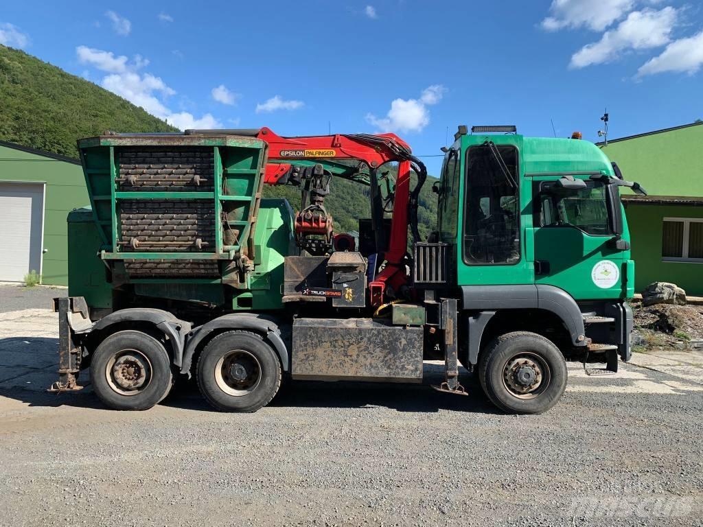 MAN - JENZ TGS 6x4 Masini de tocat lemn