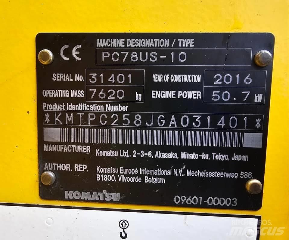 Komatsu pc78us-10 Mini excavatoare < 7t