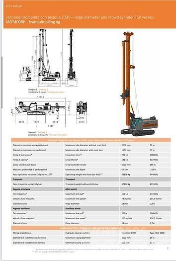  MDT 400BP Echipamente de forare la suprafata