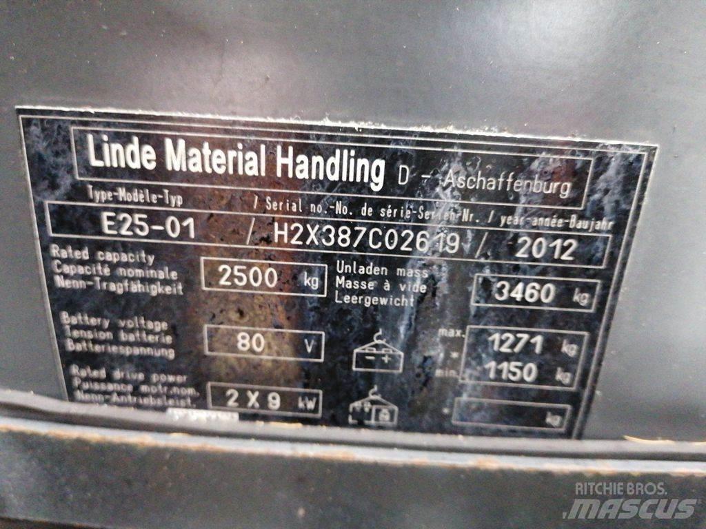 Linde E25-01 Stivuitor electric