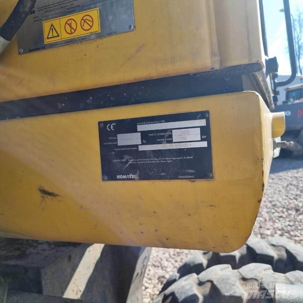 Komatsu PW160 - 11 Excavatoare cu roti