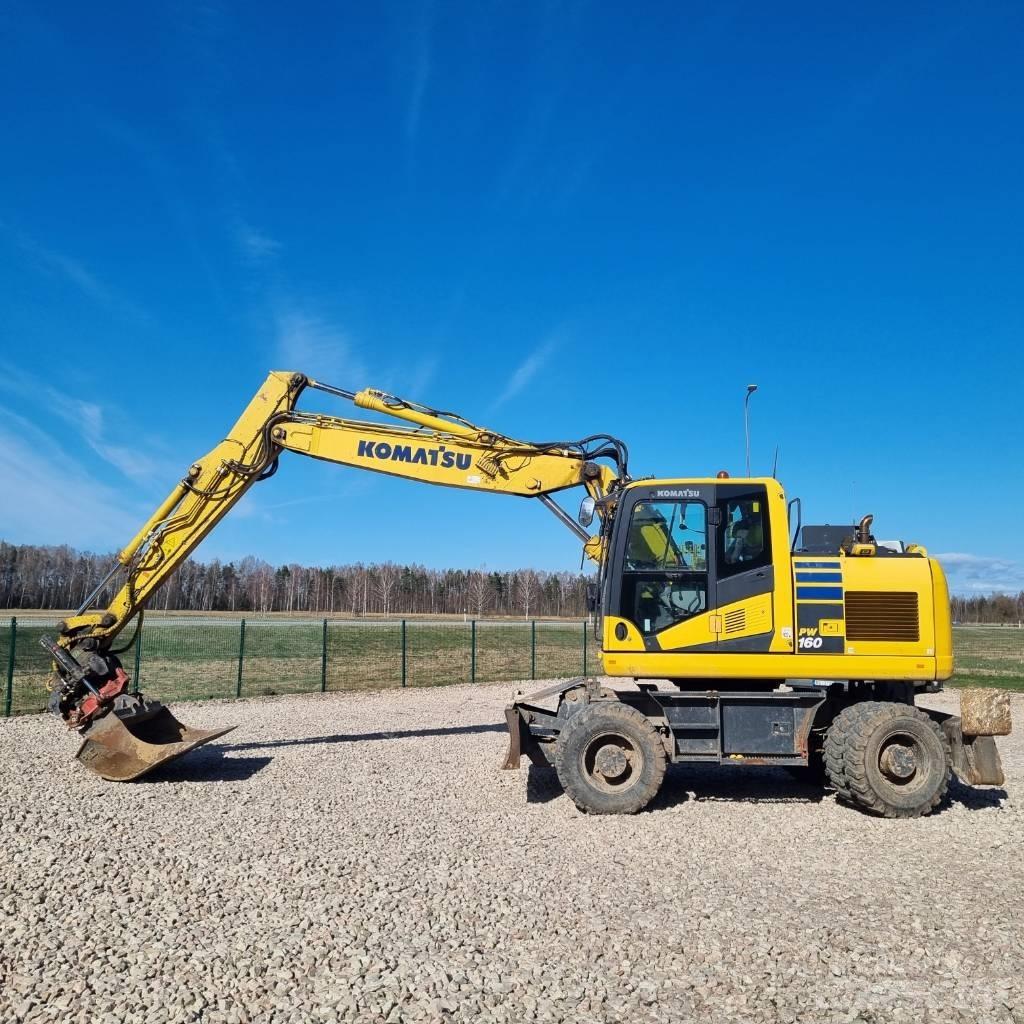 Komatsu PW160 - 11 Excavatoare cu roti
