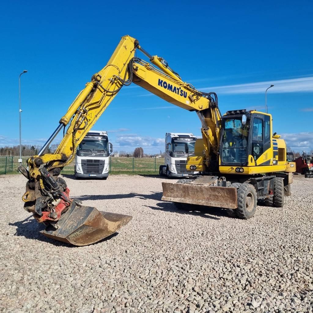 Komatsu PW160 - 11 Excavatoare cu roti