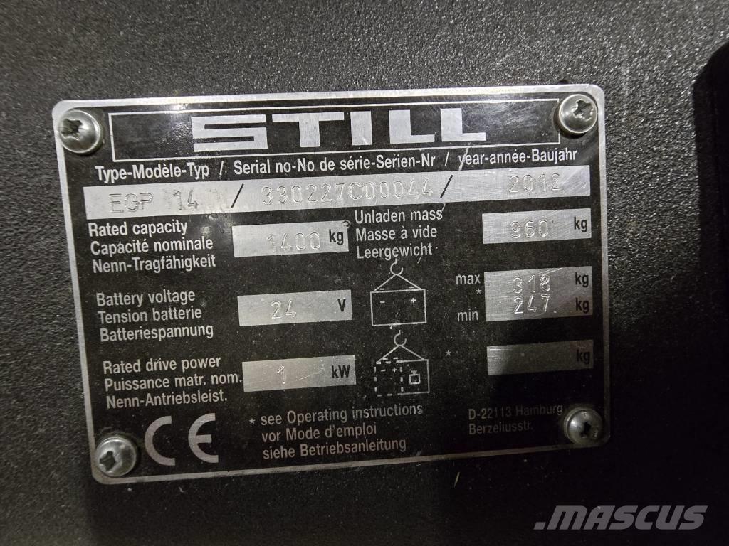 Still EGP 14 Transpaleta manuala