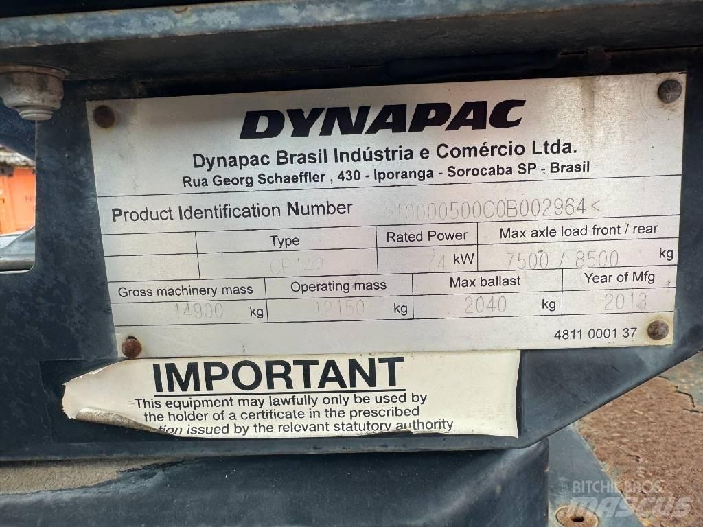 Dynapac CP 142 Cilindri compactori cu roti
