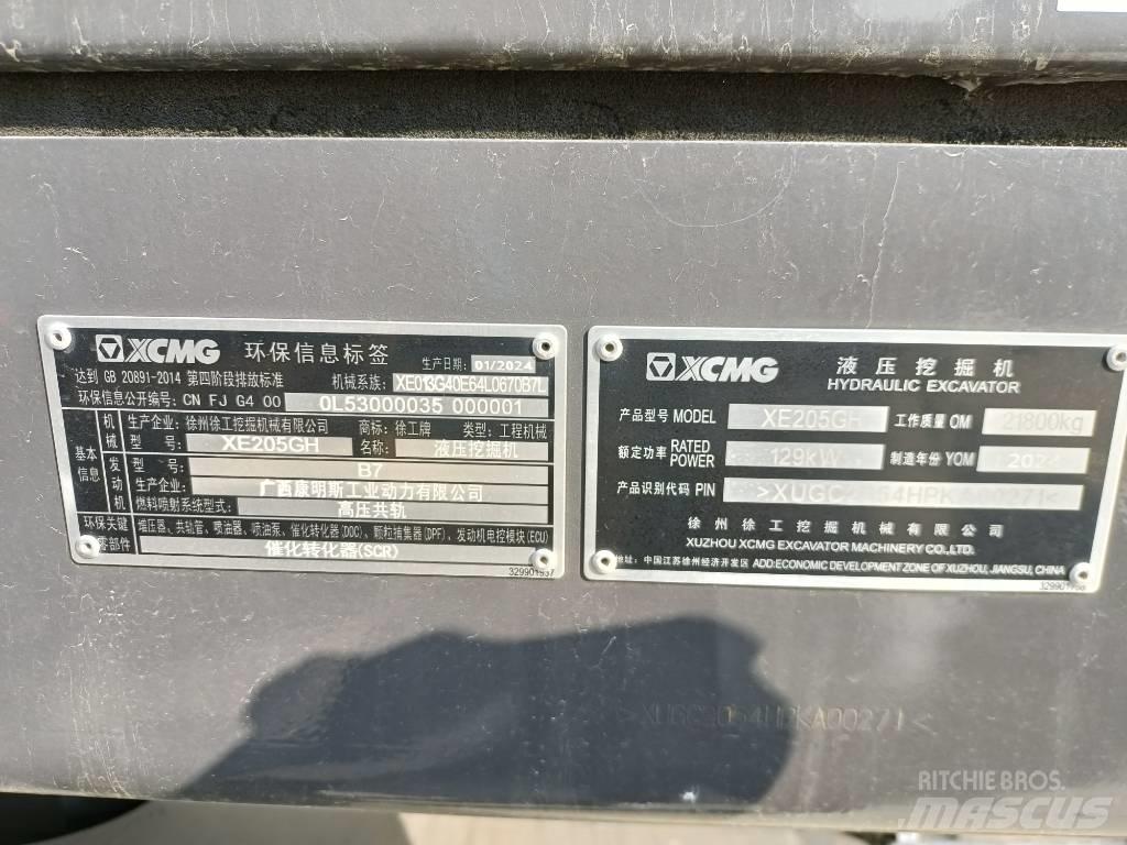 XCMG XE205GH Excavatoare pe șenile
