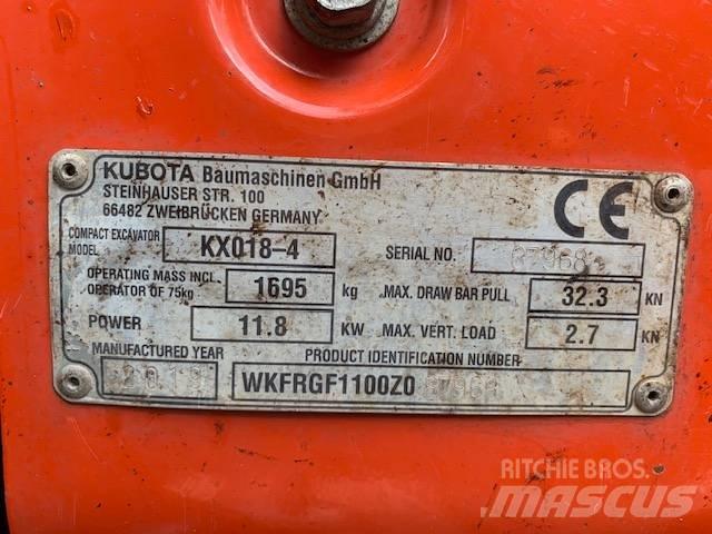 Kubota KX 018-4 Mini excavatoare < 7t