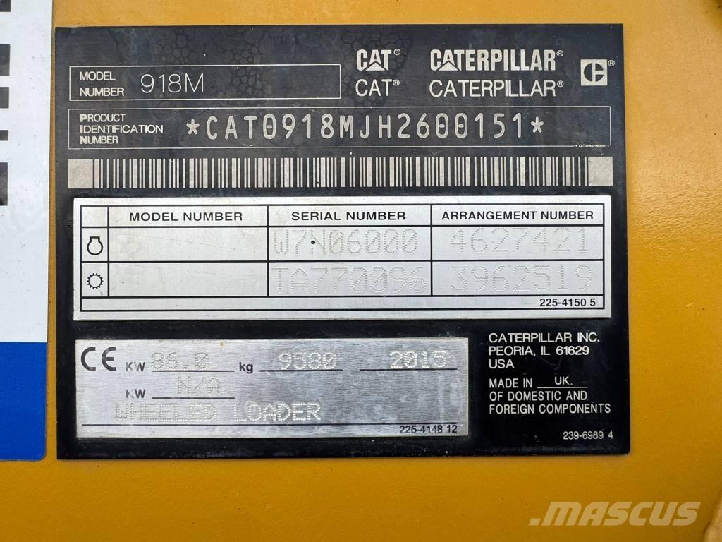CAT 918 M Incarcator pe pneuri