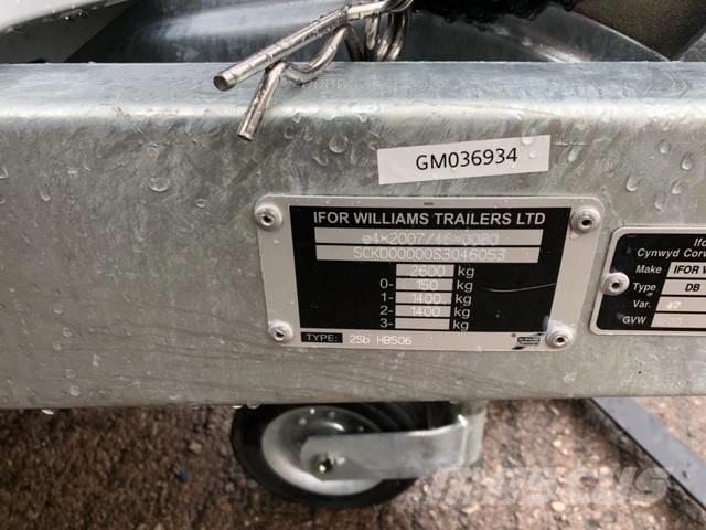 Ifor Williams HB 506 Semi-remorci transport animale