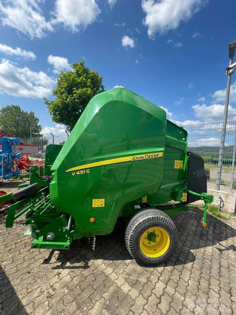 John Deere V451G Masina de balotat cilindric