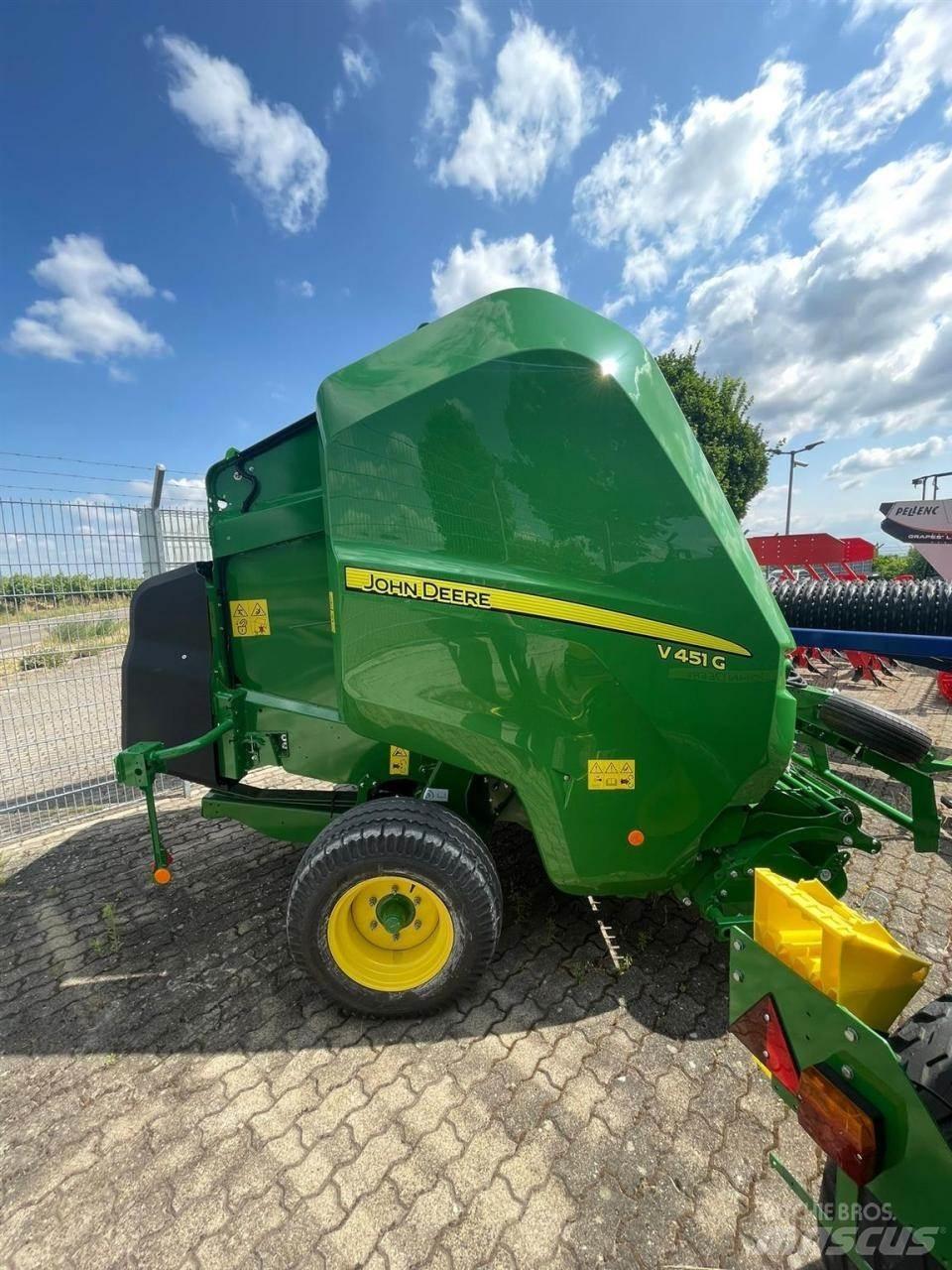 John Deere V451G Masina de balotat cilindric