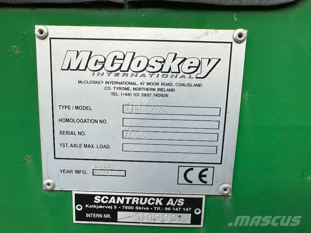 McCloskey MINI SIZER Concasoare mobile