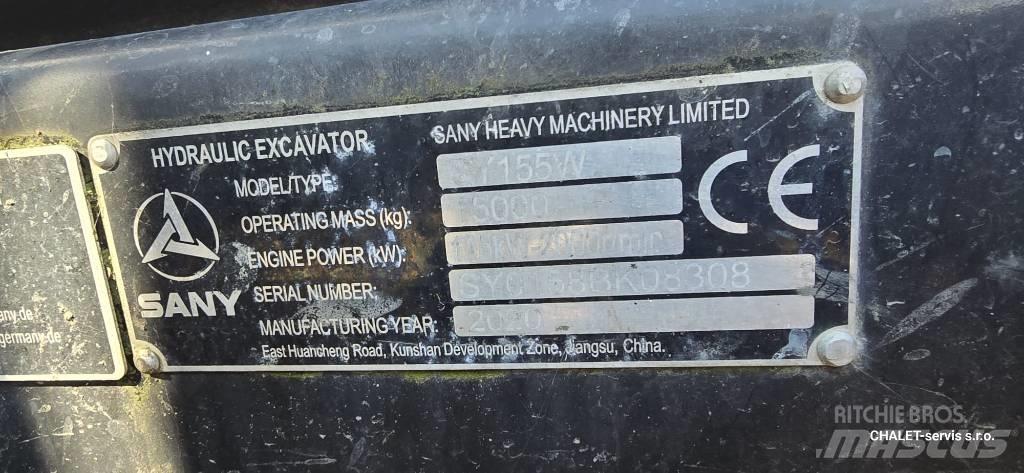 Sany SY 155 W Excavatoare cu roti