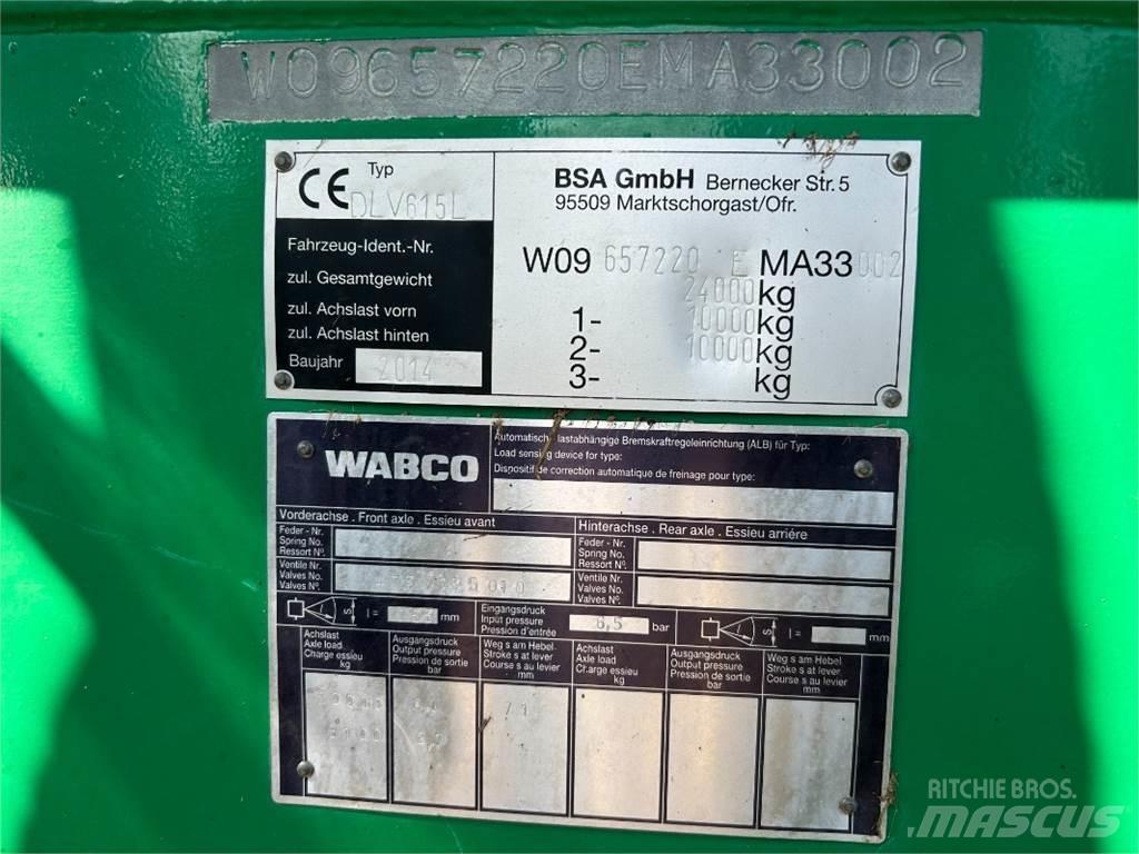 BSA DLV 615L Distribuitoare de ingrasamant