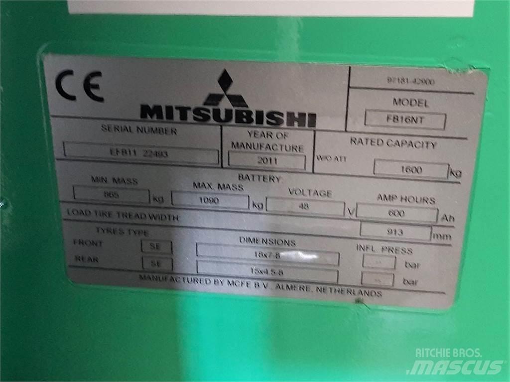 Mitsubishi FB16NT Stivuitor electric