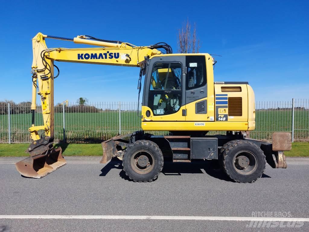 Komatsu PW148-10 Excavatoare cu roti