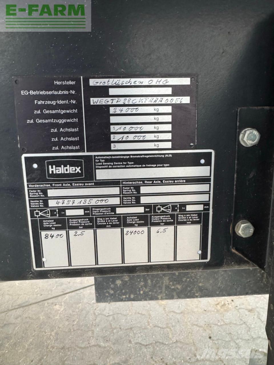  Güde Grotlüschen Remorci cu scop general